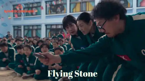 Flying stone