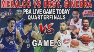 Meralco Sparks Do-or-Die Battle vs Ginebra in PBA QF 108-104